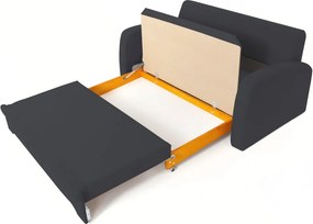 Pohovka s rozkladom Impuls, tmavo šedá látka