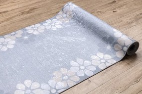 Protišmykový behúň LOTUS CLOVER 60960 sivý
