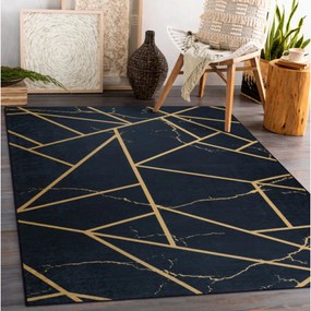 Kusový koberec Abos čierny 160x220cm