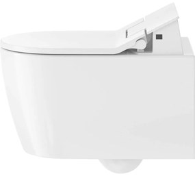 DURAVIT ME by Starck závesné WC s HygieneFlush (rotačný oplach) pre SensoWash, s hlbokým splachovaním, 370 x 570 mm, biela, s povrchom HygieneGlaze, 2579592000