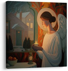 Obraz anjel so sviečkou