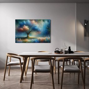 Obraz magický strom života v hmle