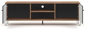 Televízny stolík SULA dub craft/čierna