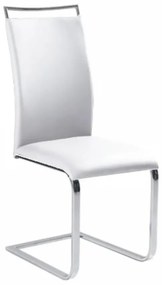 Jedálenská stolička,  biela, BARNA NEW
