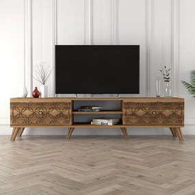TV stolík/skrinka Clara (Orech). Akcia -18%. Vlastná spoľahlivá doprava až k Vám domov. 1071853