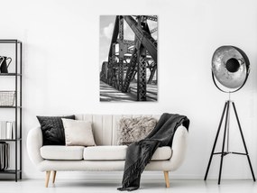 Artgeist Obraz - Bridge at Morning (1 Part) Vertical Veľkosť: 80x120, Verzia: Na talianskom plátne