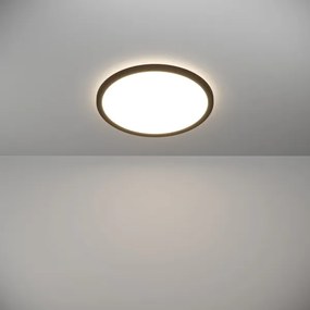 Eglo 901439 - LED Kúpeľňové svietidlo ROVITO 18,5W/230V pr. 38,9 cm IP44 čierna