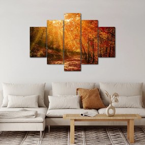 Obraz jesenného lesa (150x105 cm)