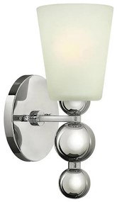 Hinkley HK-ZELDA1-PN - Nástenné svietidlo ZELDA 1xE27/60W/230V lesklý chróm