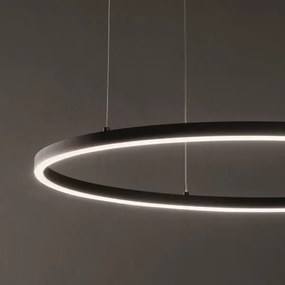 IdealLux 229478 ORACLE SLIM D90 závesné LED svietidlo 48W 3000lm 3000K IP20 biela