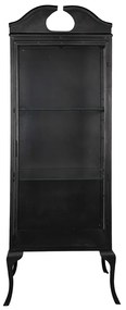Kovová antik presklená vitrína Victorine - 68*43*181 cm
