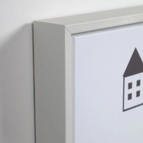 Súprava 3 čierno-bielych obrazov Kave Home Nisi, 30 x 42 cm