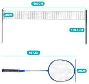 Bedmintonová súprava so sieťkou
