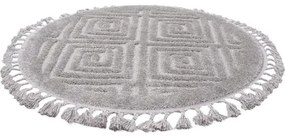 Koberec BERBER 7061 svetlosivý kruh