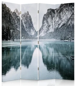 Gario Paraván Povrch horského jazera Rozmery: 145 x 170 cm, Prevedenie: Otočný paraván 360°