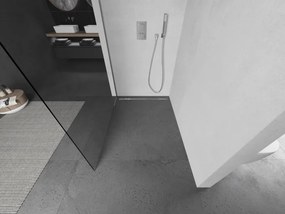 Mexen Kioto L, sprchová zástena Walk-In 75 x 200 cm, 8mm číre sklo, chrómový profil, 800-075-103-01-00