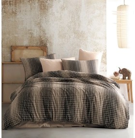 BedTex Bavlnené obliečky Oberon hnedá, 220 x 200cm, 2 ks 70 x 90 cm