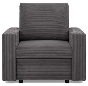 Kreslo NEO Poso tmavosivé