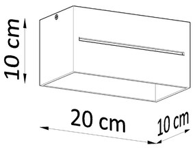 Sollux Lighting Stropné svietidlo LOBO 2 biele