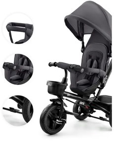 KINDERKRAFT - Detská trojkolka AVEO šedá