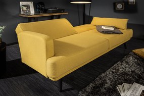 Rozkladacia pohovka Studio horčicovo žltá