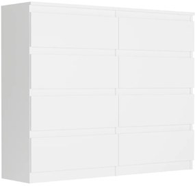 Komoda s 8 šuflíkmi R-120-S8 - rôzne farebné prevedenia artisan