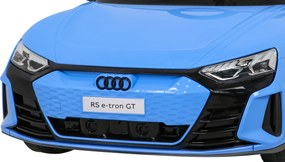 Ramiz Elektrické autíčko Audi RS E-Tron GT pre deti modré + diaľkové ovládanie + pohon 4x4