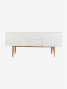 Zuiver High On Wood 2DR 2DO biela komoda