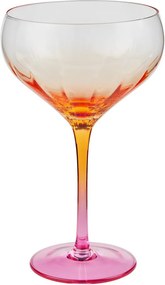 DIVINE Pohár na koktaily 380 ml - oranžová/ružová