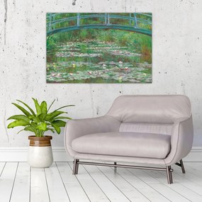 Obraz - Claude Monet, The Japanese Footbridge, reprodukcia (90x60 cm)