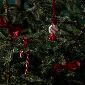 Vianočné ozdoby Sweets 3ks, červené