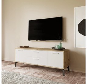 TV stolík/skrinka Lovavi (biela) . Vlastná spoľahlivá doprava až k Vám domov. 1095448