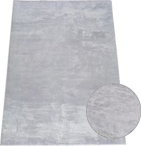 Koberec Modern 3795 GREY – sivý obdĺžnikový koberec do obývačky Rozmer: 50x80 cm