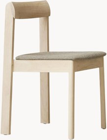 Drevená stolička z dubového dreva's vlneným sedadlom Blueprint