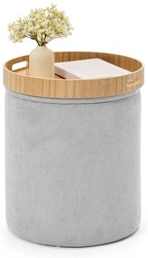 Odkladací stolík s podnosom a možnosťou sedenia