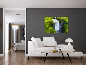 Obraz - Vodopád Skogafoss (90x60 cm)