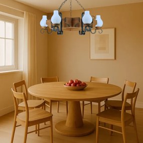 Brilagi - Luster na reťazi QUEEN 6xE14/40W/230V buk