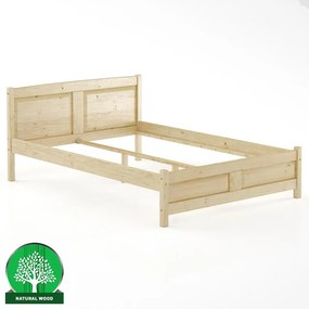 Posteľ borovica LK104–140x200 surová