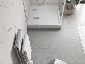 Mexen Flow+ sprchová vanička štvorcová 80 x 80 cm, biela lesklá, 46S108080H