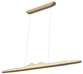 LED Luster na lanku LED/22W/230V 4000K 120 cm jaseň/masív