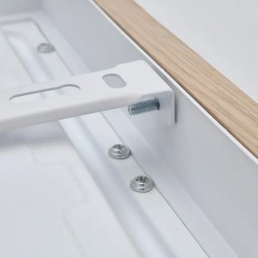 Brilagi-LED Stmievateľné svietidlo WOODY FRAME LED/24W/230V dub 30x30 cm IP44 + DO