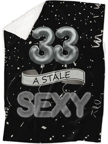 Deka Stále sexy – Čierna (vek: 33, Podšitie baránkom: ÁNO)