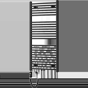 Mexen Ares elektrický radiátor 1200 x 600 mm, 600 W, čierny - W102-1200-600-2600-70