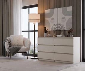Komoda Musecalo 6 140 (kašmír). Akcia -21%. Vlastná spoľahlivá doprava až k Vám domov. 1132823