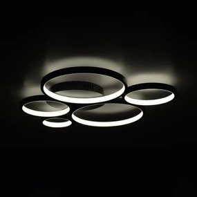 BRILAGI - LED stropné svietidlo ECHO LED/60W/230V 4000K 50x57 cm čierne