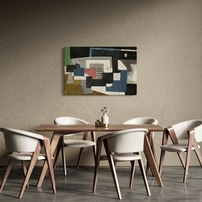 Obraz - Abstrakcia, kubizmus (90x60 cm)