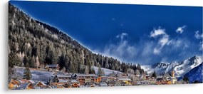 Obraz - Horské mestečko (120x50 cm)