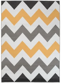 Kusový koberec PP Zero žltý 130x190cm | BIANO