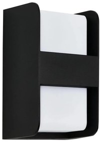 Telefunken 321005TF - Vonkajšie nástenné svietidlo 1xE27/12W/230V IP44 čierna