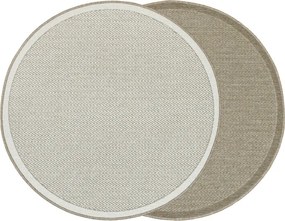 Obojstranný koberec BRUSSELS 205803/10610 béžový / krémový kruh